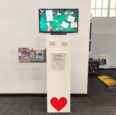 A livestreamed poker match, via Art Observed