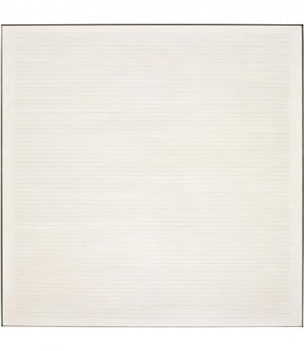 Agnes Martin, Untitled #7 (1984), via Phillips