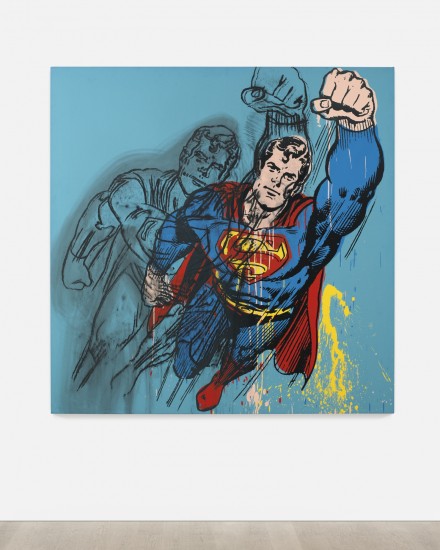 Andy Warhol, Superman (1981), via Art Observed