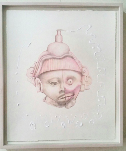 Aurel Schmidt, New Gods (Installation View), via Art Observed