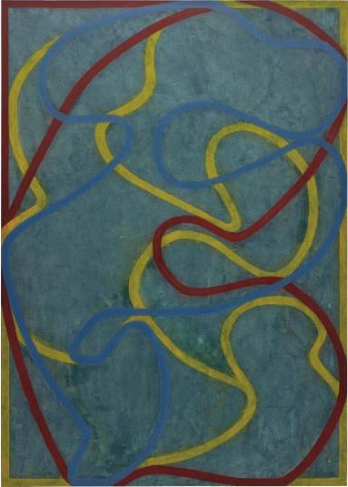 Brice Marden, Elements (Hydra) (1999-2000, 2001), via Phillips