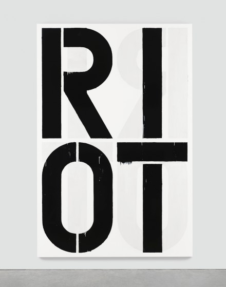 Christopher Wool, Riot (1990), via Sotheby's