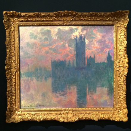 Claude Monet, Le Parlement (1901), via Art Observed