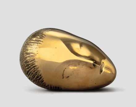 Constantin Brancusi, La Muse Endormie (1910), part of Danh Vo's Slip of the Tongue Exhibition, via Fondation Beyeler