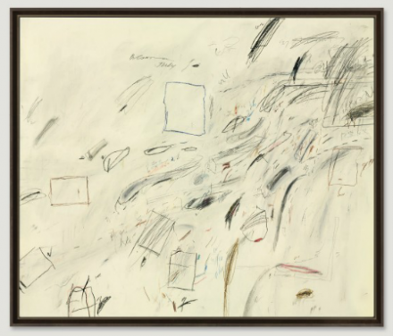 Cy Twombly, Untitled (1969), via Christie's