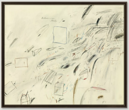 Cy Twombly, Untitled (1969), via Christie's