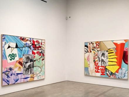 David Salle, New Paintings (Installation View), via Art Observed