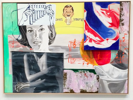 David Salle, Odes and Aires (2014), via Art Observed