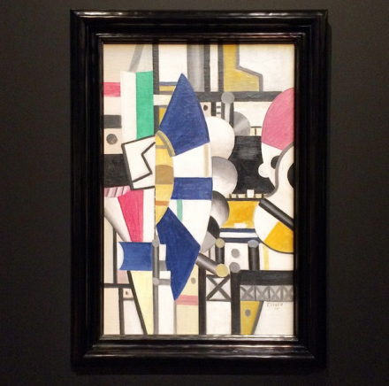 Fernand Léger, La Roue Bleue, État Définitif (1920), via Art Observed