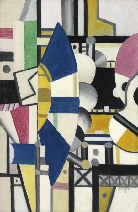 Fernand Léger, La Roue Bleue, État Définitif (1920), via Sotheby's
