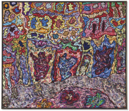 Jean Dubuffet, Paris Polka (1961), via Christie's
