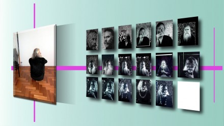 Lucas Samaras, XYZ 1676 (2015), via Pace Gallery