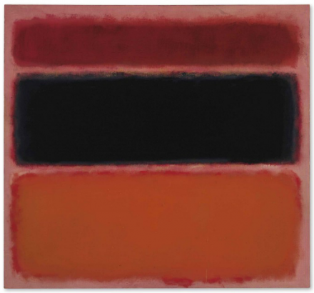 Mark Rothko, No 36 (Black Stripe) (1958), via Christie's