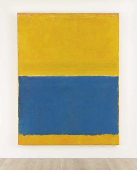 Mark Rothko, Untitled (Yellow and Blue) (1954), via Sotheby's