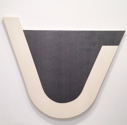 Michael Heizer, U Painting (1975), via Art Observed