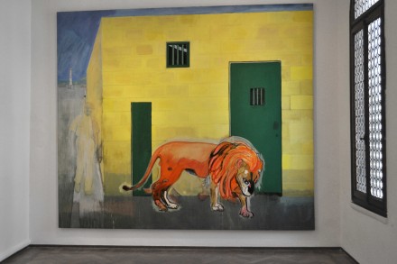 PeterDoig_Rain in the Port of Spain (White Oak)_2015_VeniceBiennale_SK