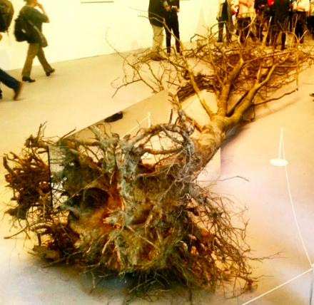 Robert Smithson, Dead Tree (1969), via Art Observed