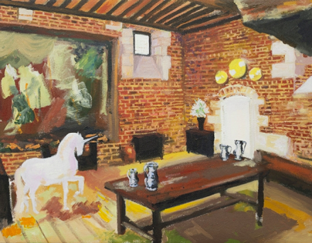 Karen Kilimnik, Leonardo Da Vinci's Living Room, Amboise 1500 (2014) Via Sprüth Magers