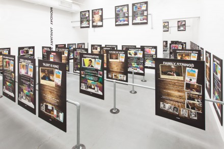 Simon Denny at the New Zealand Pavilion, via Bloomberg