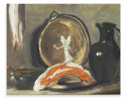 Karen Kilimnik, The Fairy Cleaning The Copper Pot With Fairy Dish Soap (2014) Via Spruth Magers