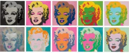 Andy Warhol, Marilyn Monroe (1967), via Phillips