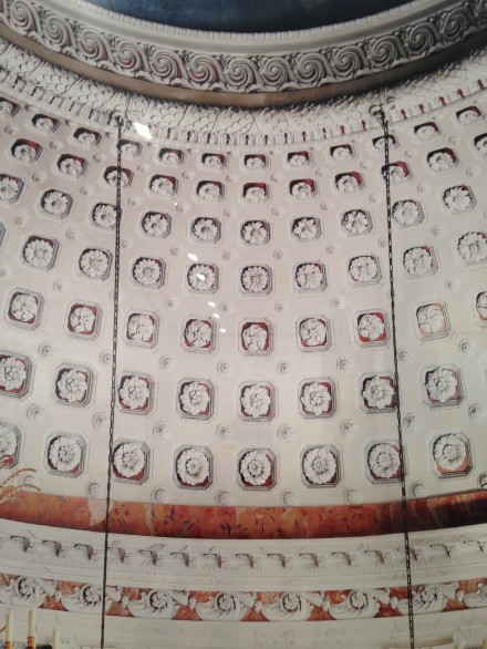 Candida Höfer, Benrather Schloss Düsseldorf V (detail) (2011) at Sean Kelly Gallery Image via Bria Cole for Art Observed