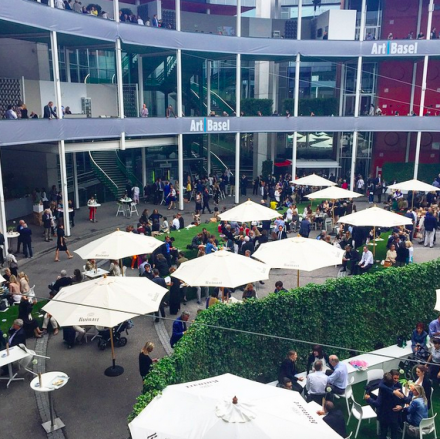 In the Courtyard of Messe Basel