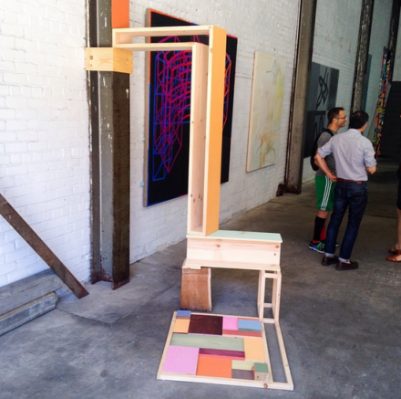 Jim Osman at Space Available, via Art Observed