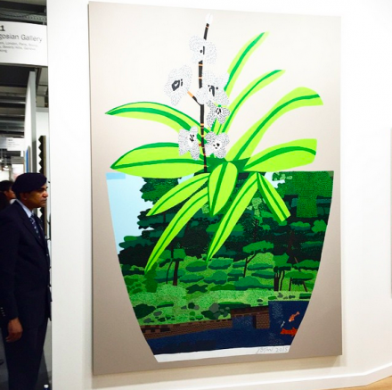 Jonas Wood at Gagosian