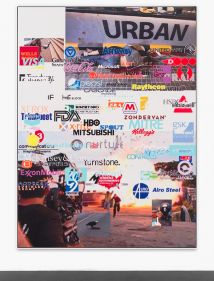 Mark Flood, Urban Pixels (2015), via Peres Projects