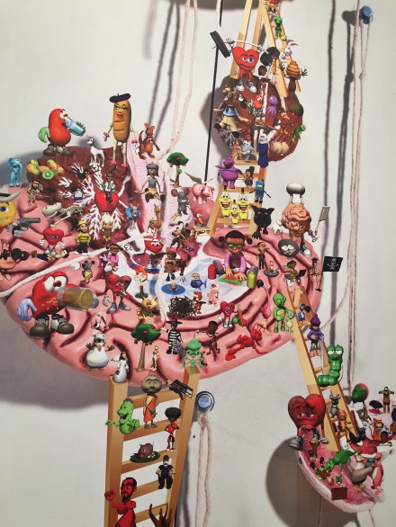 Olaf Breuning, The Life (detail)