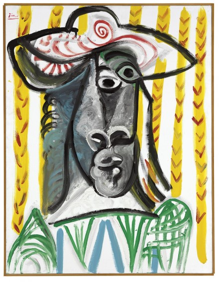 Pablo Picasso, Tête (1969), via Christie's