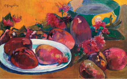 Paul Gauguin, Nature Morte aux Mangos (1891-96), via Sotheby's