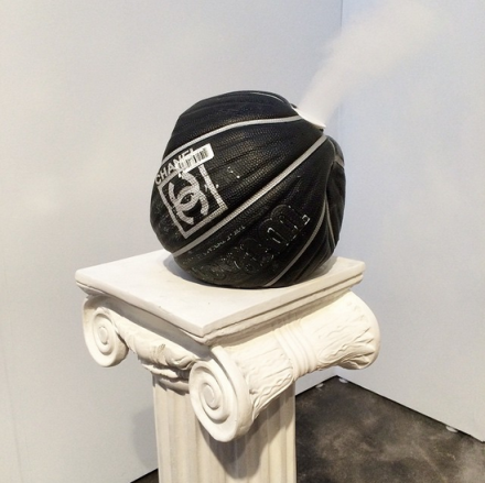 Priscilla Jeong at Signal's NEWD Booth, via Art Observed