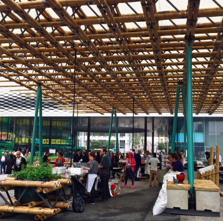 Rikrit Tiravanija, Do We Dream Under the Same Sky (2015)