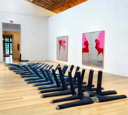 Rob Pruitt, Esprit de Corps (Hokuskai's Great Wave) (2015), via Art Observed