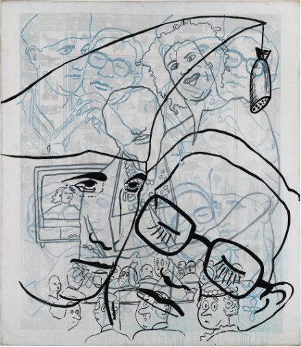 Sigmar Polke, Carnival (1979), via Phillips