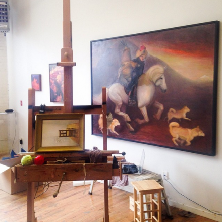 The Studio of David Molesky, via Art Observed