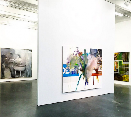 Albert Oehlen, Home and Garden (Installation View), via Art Observed