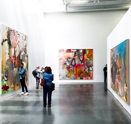Albert Oehlen, Home and Garden (Installation View), via Art Observed