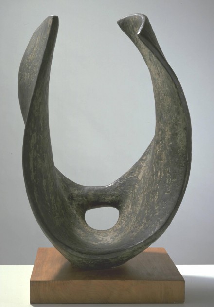 Curved Form (Trevalgan) 1956 by Dame Barbara Hepworth 1903-1975