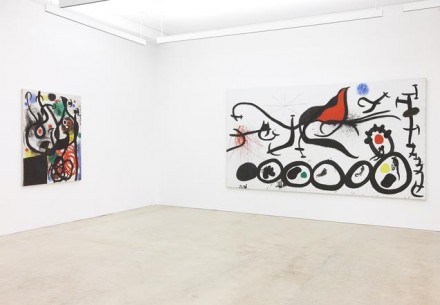 Joan Miró, Oiseaux dans L’Espace (Installation View), via Nahmad Contemporary