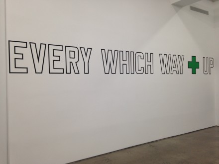 Lawrence Weiner, Every Which Way Up (2010)