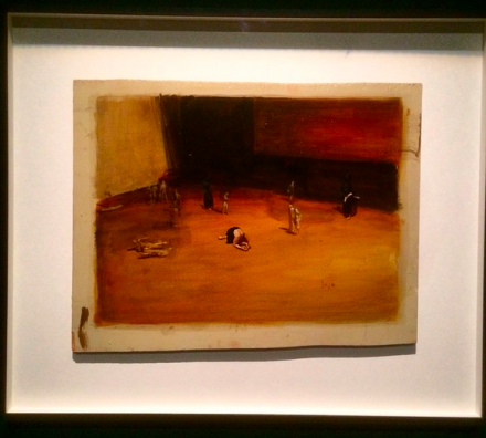 Michael Borremans, Black Mould / Glass Ghosts (2015), via Art Observed