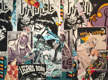 New paintings by FAILE, via Art Observed