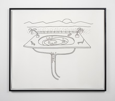 Olaf Breuning, Hollywood Girls (2015), via Michael Benevento