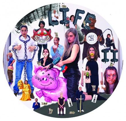 Olaf Breuning, Life II (2015), via Michael Benevento