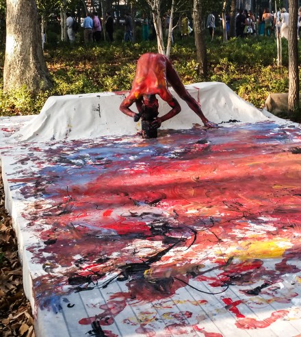 Jokubas Nosovas, Canvas Dance, via Art Observed 