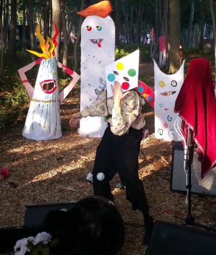 Oree Holban, The Wholesome Performer in the Woods, via Art Observed