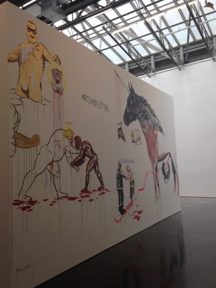 Raymond Pettibon, No Title (Arts and letters...) (2015)